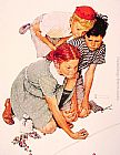 Norman Rockwell Marble Champion painting